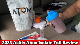 ASITIS Atom Isolate Whey Protein Honest Review And Labtest With Mb Procheck Kit Muscleblaze [upl. by Livingston]