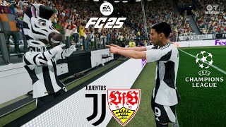 FC 25  JUVENTUS VS VFB STUTTGART  UEFA CHAMPIONS LEAGUE 2425  ALLIANZ STADIUM  ULTRA REALISM 4K [upl. by Romeo]