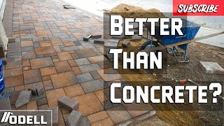 How to Prep and Set Pavers like a pro Full Backyard Remodel [upl. by Houghton]