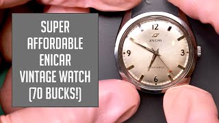 Enicar Ocean Pearl Affordable Vintage Watch Restoration [upl. by Mcdermott]