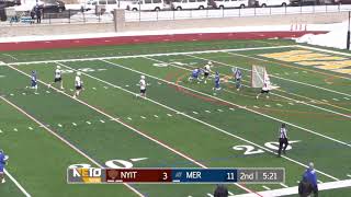 HIGHLIGHTS MLAX vs NYIT 22319 [upl. by Dumond]