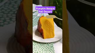 PUMPKIN BASQUE food recipe pumpkinspice easyrecipe fallrecipes foryou shorts [upl. by Hanna]