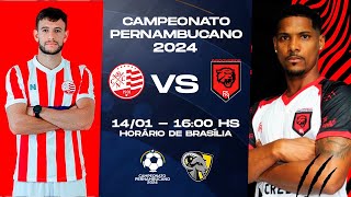 NÁUTICO X FLAMENGO DE ARCOVERDE  CAMPEONATO PERNAMBUCANO  JOGO COMPLETO [upl. by Balfore]