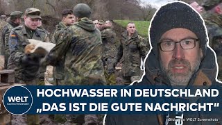 HOCHWASSER IN DEUTSCHLAND Bundeswehr im Einsatz – Hubschrauber sind für Evakuierungen bereit [upl. by Eiboj698]