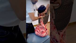 Mid back pain treatment trend shortfeed ytshort [upl. by Anayhd]