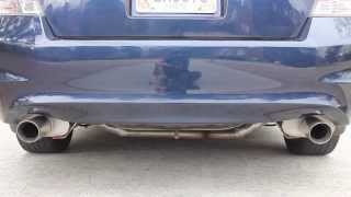 8th Gen V6 Honda Accord Custom Magnaflow Exhaust [upl. by Hogue]