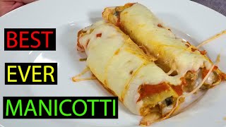 Easy Manicotti Recipe  Cooking With Maryann [upl. by Lucas771]