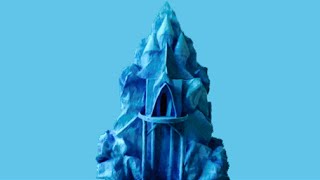 How To Make Queen Elsas Ice Castle From Frozen [upl. by Linker]