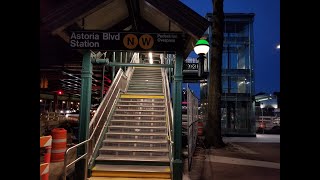 BMT Astoria Line A Tour Of The Astoria Boulevard Station [upl. by Stormie368]