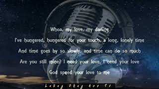 Unchained Melody  Righteous Brothers lyrics video [upl. by Enna]