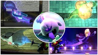 Luigis Mansion 3  All Bosses Captured Funny Moments [upl. by Reibaj697]