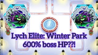 Lych Elite  Winter Park  EXTREMELY TANKY Lych  BTD 6  Boss Event [upl. by Cherry]