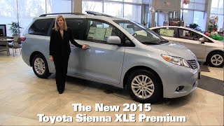 The New 2015 Toyota Sienna XLE Minneapolis St Paul Golden Valley Brooklyn Park MN Walk Around [upl. by Ayhdiv862]