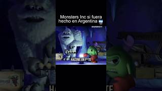 Monsters inc Argentino 🤣💥shorts fypシ゚viral disney pixar monstersinc humor argentina shrek [upl. by Eynttirb]