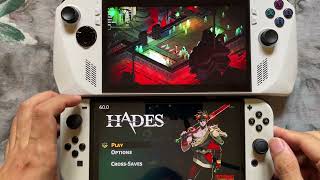 Hades  Nintendo Switch 60 fps  Asus Rog Ally pc handheld [upl. by Eelik449]