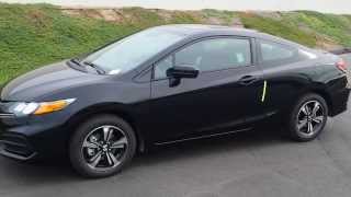 2014 HONDA CIVIC EX COUPE demo walk around [upl. by Keavy]