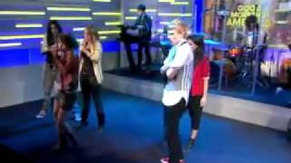 The Cast of Lemonade Mouth  Determinate Good Morning America Live [upl. by Enneillij]