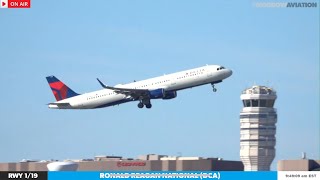 MORNING RUSH LIVE 🔴 PLANE SPOTTING DCA REAGAN NATIONAL  1192024 [upl. by Jalbert]