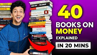 40 Money Books Made Me RICH  40 Books Summaries in 20 Mintues [upl. by Dessma]