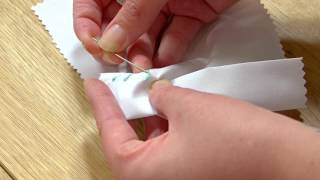 How to do a Hem Stitch  Sewing Quarter Stitch Tutorials [upl. by Allenrad]