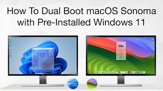 How to Dual Boot macOS Sonoma with Preinstalled Windows 11  Step By Step  Hackintosh [upl. by Haywood]