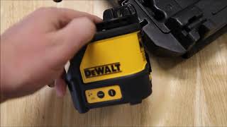 Dewalt SelfLeveling Cross Line Laser [upl. by Eisned698]