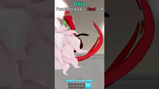 All Gojo Special Moves In Jujutsu Shenanigans Remake jujutsushenanigans roblox anime jjs jjk [upl. by Orgel543]