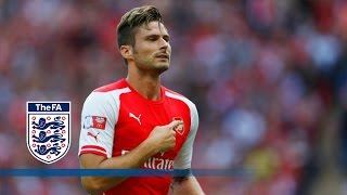 Giroud goal  Arsenal v Man City 30  Goals amp Highlights [upl. by Fronia]