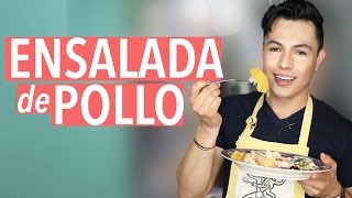 ENSALADA DE POLLO FÁCIL DE HACER Y SALUDABLE Yasmany [upl. by Fidelas551]