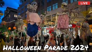 NYC LIVE  51st Annual Greenwich Village Halloween Parade 2024 [upl. by Aisatsana296]