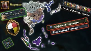 Majapahit Shogunate VASSAL SWARM Guide EU4 137 [upl. by Irehc235]