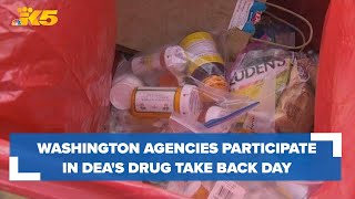 Washington law enforcement agencies take part in DEA’s Drug Take Back Day [upl. by Roht]