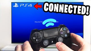 PS4 Controller Wont Connect Try THIS How To Connect PS4 Controller To PS4 [upl. by Willdon]