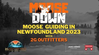 Moose Hunting amp Guiding w 2G Outfitters Newfoundland 2023 [upl. by Ahsinelg]