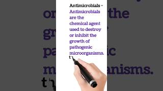 Definition of Antimicrobial 🤔🤔 [upl. by Thedrick]