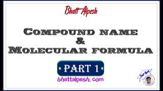 Compound name Molecular formula  Chemical Formula  Part 1  Chemistry [upl. by Drain]