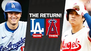 FULL FIRST ATBAT Shohei Ohtani returns to Angel Stadium as a member of the Dodgers  大谷翔平ハイライト [upl. by Mansoor]