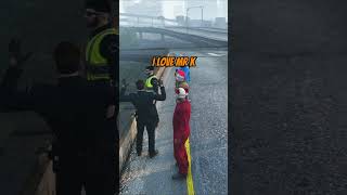 We FORCED A COP to JUMP OFF a bridge for Mr K gtarp changgang [upl. by Maxima54]