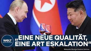 PUTINS KRIEG Nordkorea stationiert laut Nato Soldaten in Russland Pistorius zeigt sich alarmiert [upl. by Hamon]