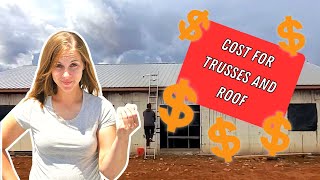 Cost for Truss and Roof Install on a 2400 sqft ICF Home Build [upl. by Rogozen736]