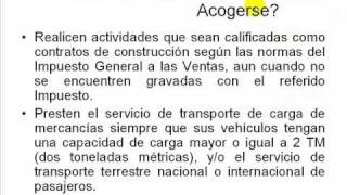 Régimen Especial del Impuesto a la Renta [upl. by Chatterjee]