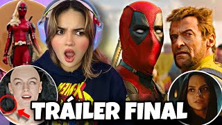 REACCIÓN Deadpool and Wolverine Trailer final EXPLICADO  X23 Y Lady Deadpool  LINDA ZETINA [upl. by Lampert]