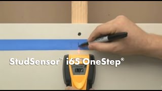 How to Use a Zircon StudSensor i65 OneStep Center Finding Stud Finder to Find Wall Studs [upl. by Hullda]