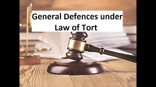 GENERAL DEFENCE UNDER LAW OF TORTS [upl. by Supple]