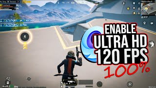 ULTRA HD  120 FPS UNLOCKED in gameloop with PROOF 💯 PUBG MOBILE 32 [upl. by Nera]