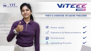 VITEEE 2025  Demonstration video of Photo amp Signature uploading process [upl. by Sone745]