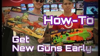 How To Get Unreleased  New Nerf Guns Early [upl. by Cynarra175]