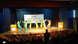 BHANGRA  QUEST GROUP OF INSTITUTIONS [upl. by Holds651]