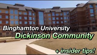 Binghamton University  housing  Dickinson Community  2022 [upl. by Nylekcaj]