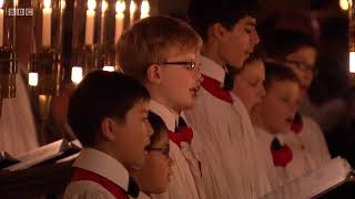 Carols from Kings 2016  18 quotO Come All Ye Faithfulquot arr David Willcocks  Kings College [upl. by Aidin]